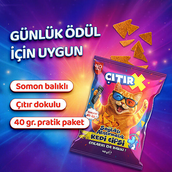 ÇıtırX Cips Kedi Ödülü 40 Gr - 3