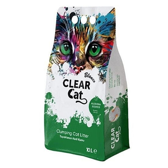 Clear Cat Blanco Aloe Vera Kokulu Kedi Kumu 10 Lt - 1