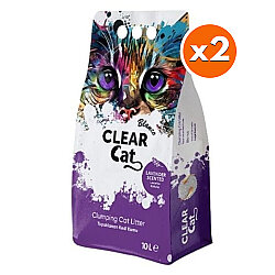 Clear Cat Blanco Lavanta Kokulu Kedi Kumu 10 Lt x 2 Adet - Clear Cat