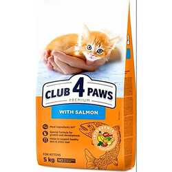 Club4Paws - Club4Paws Premium Kitten Somonlu Yavru Kedi Maması 5 Kg