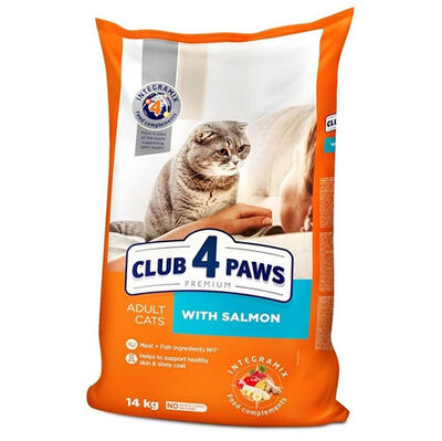Club4Paws Premium Somonlu Kedi Maması 14 Kg