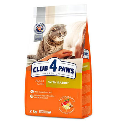 Club4Paws Premium Tavşan Etli Kedi Maması 2 Kg 