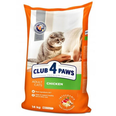 Club4Paws Premium Tavuk Etli Kedi Maması 14 Kg