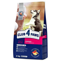 Club4Paws - Club4Paws Puppy Premium Tavuk Etli Yavru Köpek Maması 2 Kg 
