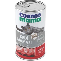 Cosmo Mama Premium Pate Dana Etli (Beef) Kedi Yaş Maması 415 Gr - Cosmo