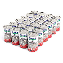 Cosmo Mama Premium Pate Dana Etli (Beef) Kedi Yaş Maması 415 Gr x 24 Adet - 2