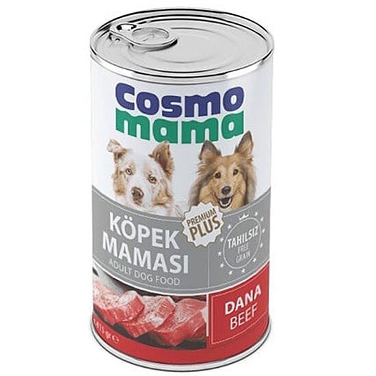 Cosmo Mama Premium Pate Dana Etli (Beef) Köpek Yaş Maması 415 Gr - 1