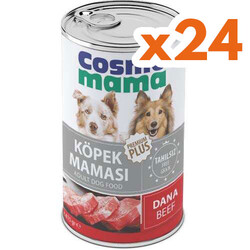 Cosmo - Cosmo Mama Premium Pate Dana Etli (Beef) Köpek Yaş Maması 415 Gr x 24 Adet