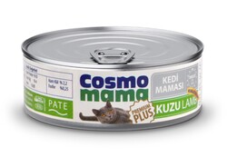 Cosmo - Cosmo Mama Premium Pate Kısırlaştırılmış Kuzu Etli Kedi Yaş Maması 85 Gr