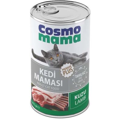 Cosmo Mama Premium Pate Kuzu Etli Kedi Yaş Maması 415 Gr - 1