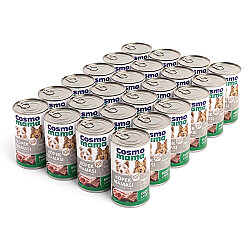 Cosmo Mama Premium Pate Kuzu Etli Köpek Yaş Maması 415 Gr x 24 Adet - 2