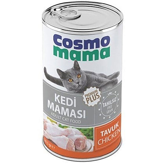 Cosmo Mama Premium Pate Tavuk Etli Kedi Yaş Maması 415 Gr - 1