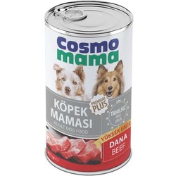 Cosmo Mama Premium Pate Yüksek Enerji Dana Etli (Beef) Köpek Yaş Maması 415 Gr - Cosmo
