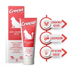 Crocus Anti Hairball Tüy Yumağı Kontrol Kedi Malt Macunu 100 Gr - Thumbnail