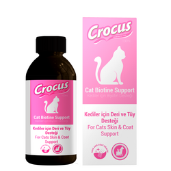 Crocus - Crocus Biotine Support Deri ve Tüy Sağlığı Kedi Damlası 100 ML