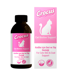 Crocus Biotine Support Deri ve Tüy Sağlığı Kedi Damlası 100 ML - Thumbnail