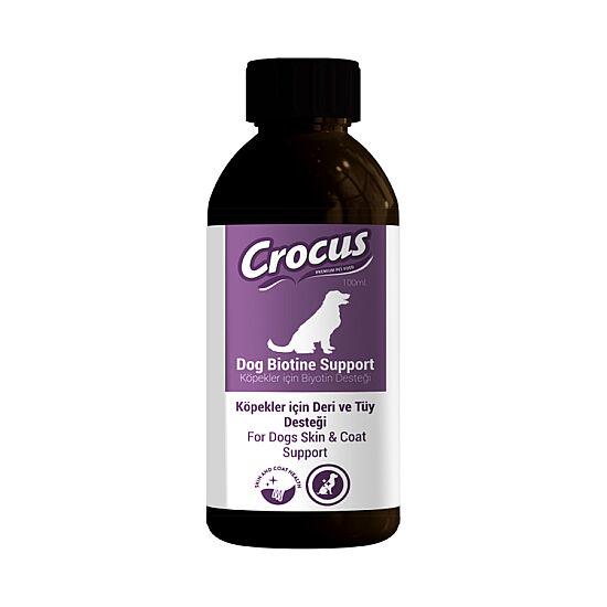Crocus Biotine Support Deri ve Tüy Sağlığı Köpek Damlası 100 ML - 3