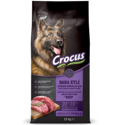 Crocus Dana Etli ve Pirinçli Yetişkin Köpek Maması 15 Kg - Crocus