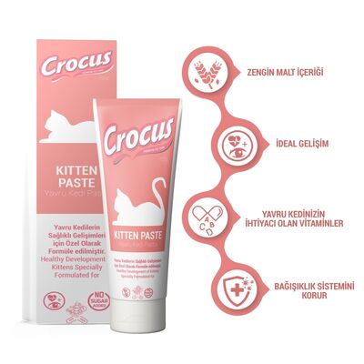 Crocus Kitten Paste Malt Yavru Kedi Macunu 100 Gr