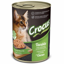 Crocus Kitten Tavuk Etli Sos İçinde Parça Etli Yavru Kedi Konservesi 400 Gr - Crocus