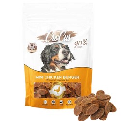 Crocus - Crocus Mini Chicken Burger Tavuk Etli Tahılsız Köpek Ödülü 80 Gr