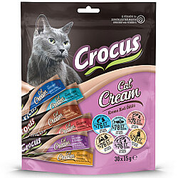 Crocus Multipack 6 Çeşit Karışık Krema Kedi Ödülü 30x15 Gr - Crocus