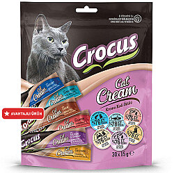 Crocus Multipack 6 Çeşit Karışık Krema Kedi Ödülü 30x15 Gr - Crocus