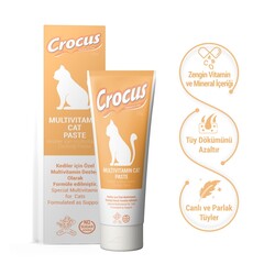 Crocus Multivitamin Kedi Paste Macun 100 Gr - Thumbnail