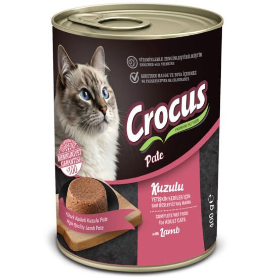 Crocus Pate Kuzu Etli Kedi Konservesi 400 Gr x 12 Adet - 2