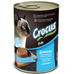 Crocus Pate Somonlu Kedi Konservesi 400 Gr - Crocus