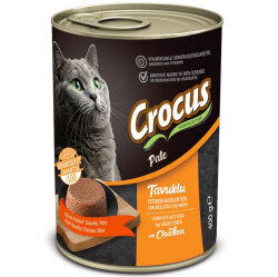 Crocus Pate Tavuk Etli Kedi Konservesi 400 Gr - Crocus