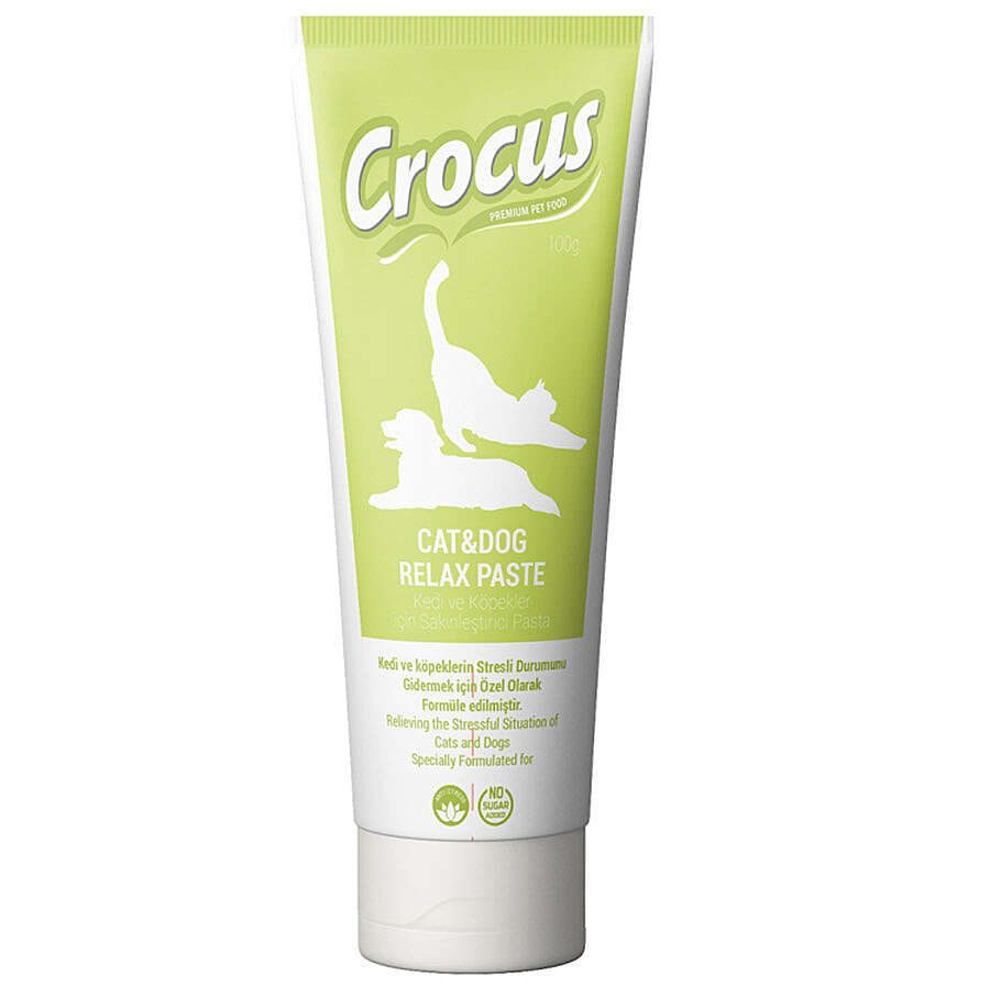 Crocus Relax Sakinleştirici Kedi ve Köpek Macunu 100 Gr