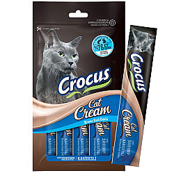 Crocus Karides Krema Ek Besin Takviyesi Kedi Ödülü 4x15 Gr - Crocus