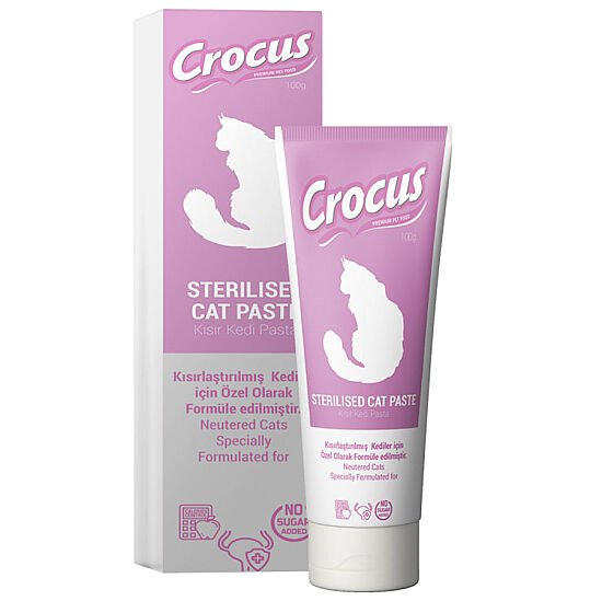 Crocus Sterilised Kısırlaştırılmış Malt Kedi Macunu 100 Gr - 3