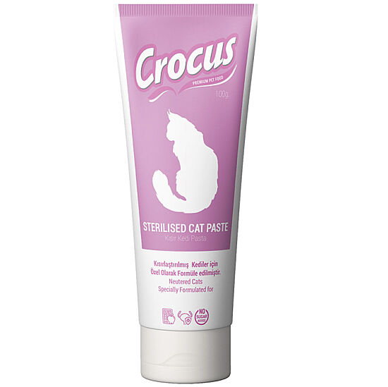 Crocus Sterilised Kısırlaştırılmış Malt Kedi Macunu 100 Gr - 1