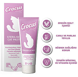 Crocus Sterilised Kısırlaştırılmış Malt Kedi Macunu 100 Gr - 2