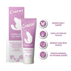 Crocus Sterilised Kısırlaştırılmış Malt Kedi Macunu 100 Gr - Thumbnail