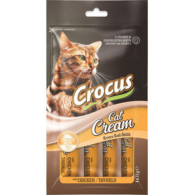 Crocus Tavuklu Krema Ek Besin Takviyesi Kedi Ödülü 4x15 Gr - 3 Al 2 Öde - 2