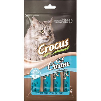 Crocus Ton Balıklı Krema Ek Besin Takviyesi Kedi Ödülü 4x15 Gr - 3 Al 2 Öde - 2