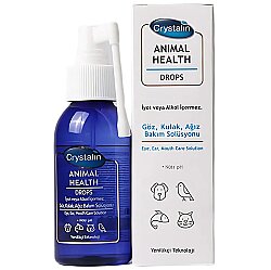 Crystalin Animal Health Drops 100 ML ( Göz, Kulak ve Ağız Bakım Solüsyonu ) - Crystalin