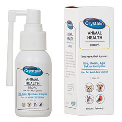 Crystalin - Crystalin Animal Health Drops 50 ML ( Göz, Kulak ve Ağız Bakım Solüsyonu )