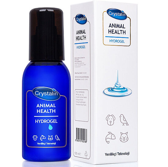 Crystalin Hydrogel Animal Health 100 ML ( Yara Bakım Solüsyonu ve Dezenfektan ) - 1