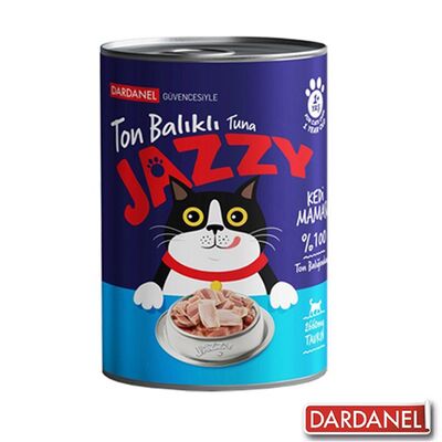 Dardanel Jazzy Ton Balıklı Tahılsız Kedi Konservesi 400 Gr