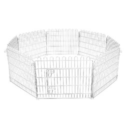 Dayang 600-062 Katlanabilir Eğitim ve Çok Amaçlı Köpek Çiti 91 x 70 Cm - Beyaz - Dayang