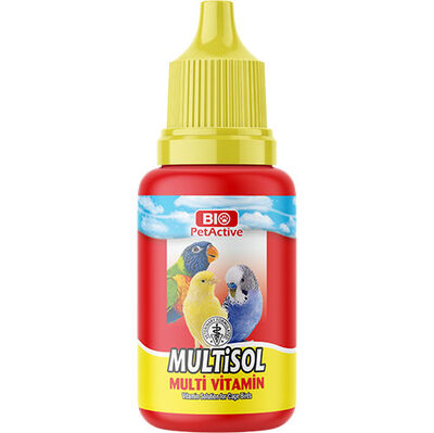 Bio Pet Active Multisol Kafes Kuşları İçin Vitamin Katkısı 30 ML