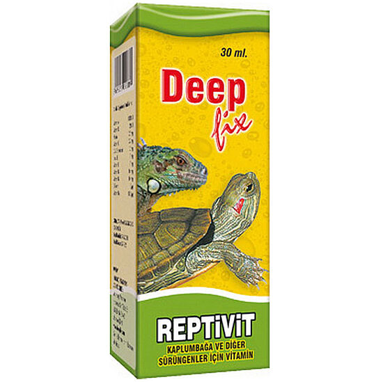 Deep Fix Reptivit Kaplumbağa ve Diğer Sürüngenler için Vitamin 30 ML - 1