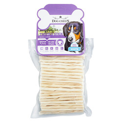 Dog Chefs - Dog Chefs Beyaz Burgu Çubuk Medium 100 Lü Paket