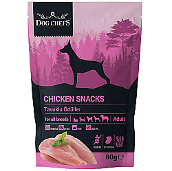 Dog Chefs Chicken Snacks Tavuk Etli Tahılsız Köpek Ödülü 80 Gr - Dog Chefs