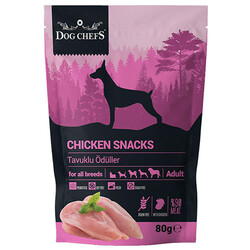 Dog Chefs - Dog Chefs Chicken Snacks Tavuk Etli Tahılsız Köpek Ödülü 80 Gr