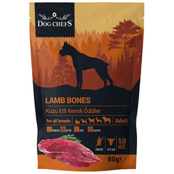 Dog Chefs - Dog Chefs Lamb Bones Kuzu Etli Tahılsız Köpek Ödülü 80 Gr
